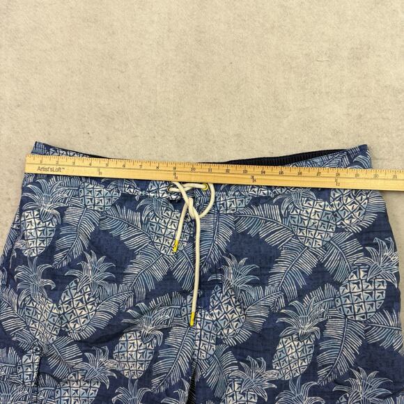 Tommy Bahama Swim Trunks Mens XXL 2XL Blue Pineapple Board Shorts Mesh Lined - Picture 5 of 15